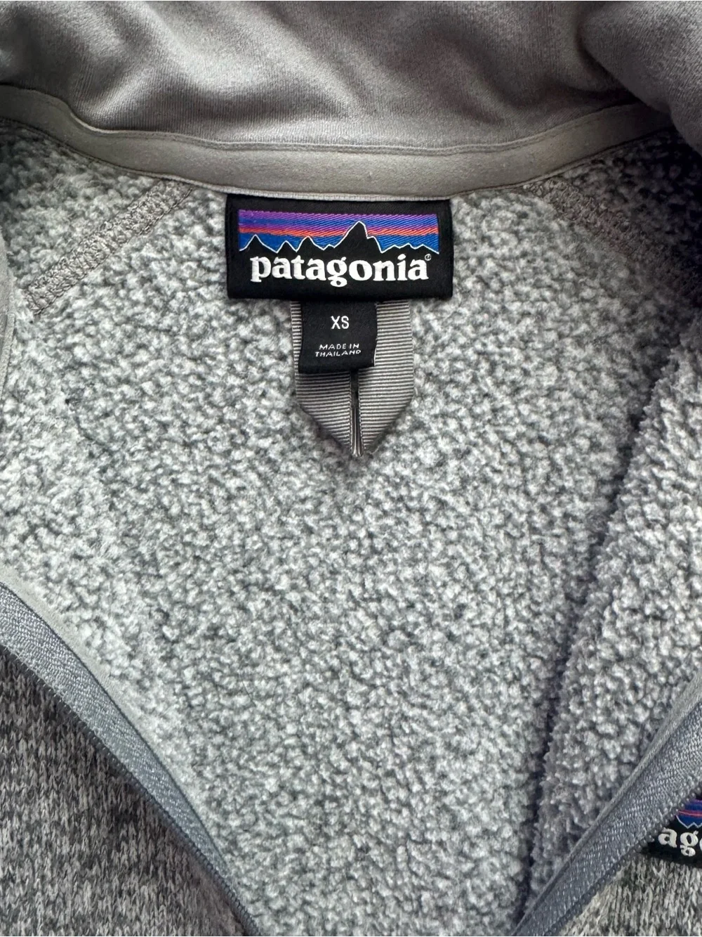 Patagonia Women's Heather Gray Quarter-Zip Better Sweater